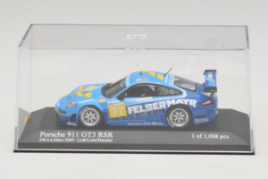 Porsche 911 GT3 R #77 M. Lieb / R. Lietz / W. Henzler 24 Hours of Le Mans 2009 Minichamps 1:43 400096977 Pressofusione — immagine 5 di 5