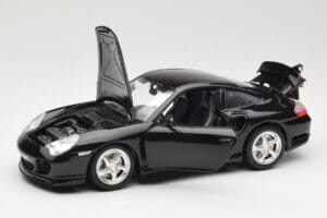 Porsche 911 996 Turbo Nero Bburago 1:18 3367 Pressofusione — immagine 2 di 8