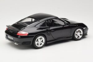 Porsche 911 996 Turbo Nero Bburago 1:18 18-12030 Pressofusione — immagine 3 di 8