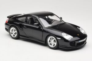 Porsche 911 996 Turbo Nero Bburago 1:18 18-12030 Pressofusione — immagine 6 di 8