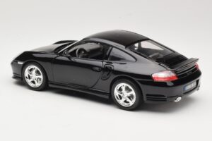 Porsche 911 996 Turbo Nero Bburago 1:18 18-12030 Pressofusione — immagine 7 di 8