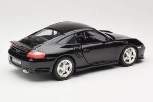 Porsche 911 996 Turbo Nero Bburago 1:18 3367 Pressofusione — immagine 3 di 8