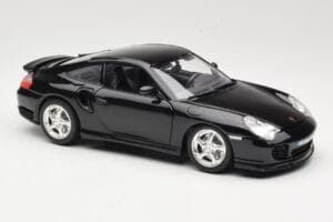 Porsche 911 996 Turbo Nero Bburago 1:18 3367 Pressofusione — immagine 6 di 8