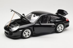 Porsche 911 996 Turbo Nero Bburago 1:18 18-12030 Pressofusione — immagine 2 di 8