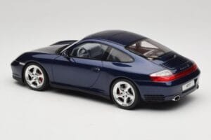 Porsche 911 996.2 Carrera 4S Blu Scuro GT Spirit 1:18 GT938 Resina — immagine 5 di 6