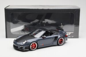 Porsche 911 997 Cabriolet Liberty Walk Grigio GT Spirit 1:18 GT463 Resina — immagine 6 di 6