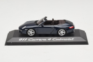Porsche 911 997 Carrera 4 Cabriolet Blu Scuro Minichamps 1:43 WAP02015216-P1 Pressofusione