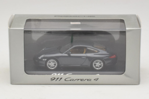 Porsche 911 997 Carrera 4 Dark Blue Metallic Minichamps 1:43 WAP02001518 Pressofusione — immagine 4 di 4