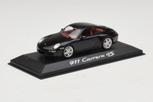 Porsche 911 997 Carrera 4S Nero Minichamps 1:43 WAP02010116 Pressofusione — immagine 2 di 4
