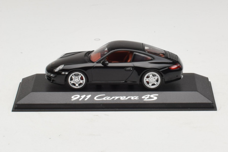 Porsche 911 997 Carrera 4S Nero Minichamps 1:43 WAP02010116 Pressofusione