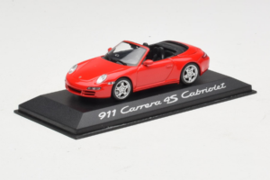 Porsche 911 997 Carrera 4S Cabriolet Rosso Minichamps 1:43 WAP02015316 Pressofusione — immagine 2 di 5