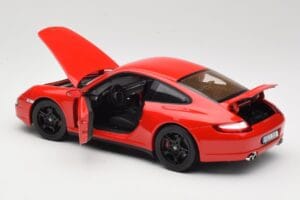 Porsche 911 997 Carrera 4S Rosso Norev 1:18 187510 Pressofusione — immagine 5 di 8