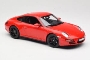 Porsche 911 997 Carrera 4S Rosso Norev 1:18 187510 Pressofusione — immagine 6 di 8