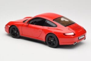 Porsche 911 997 Carrera 4S Rosso Norev 1:18 187510 Pressofusione — immagine 7 di 8