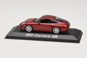 Porsche 911 997 Carrera 4S Rosso Minichamps 1:43 WAP02001718 Pressofusione