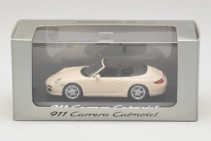 Porsche 911 997 Carrera Cabriolet Bianco Minichamps 1:43 WAP02001118 Pressofusione — immagine 4 di 5