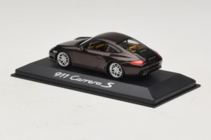 Porsche 911 997 Carrera S Brown Metallic Minichamps 1:43 WAP02001318 Pressofusione — immagine 3 di 4