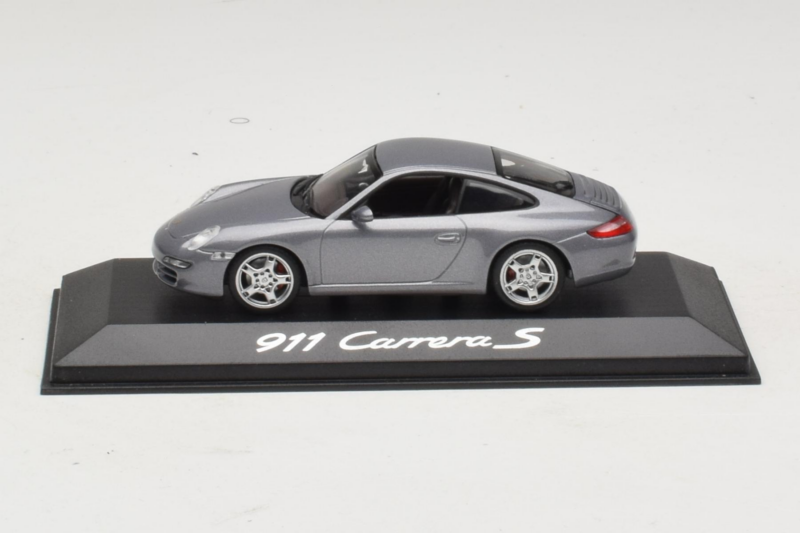 Porsche 911 997 Carrera S Grey Metallic Minichamps 1:43 WAP02011615-P1 Pressofusione
