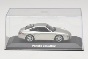 Porsche 911 997 Carrera Silver Metallic Minichamps 1:43 WAP02011515 Pressofusione — immagine 4 di 5