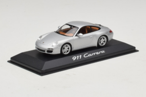 Porsche 911 997 Carrera Silver Metallic Minichamps 1:43 WAP02001218 Pressofusione — immagine 2 di 5