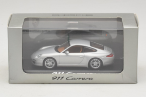Porsche 911 997 Carrera Silver Metallic Minichamps 1:43 WAP02001218 Pressofusione — immagine 5 di 5