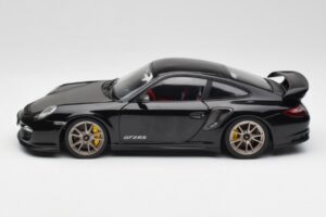 Porsche 911 997 GT2 RS Nero & Argento Cerchi Minichamps 1:18 100069401 Pressofusione — immagine 4 di 8