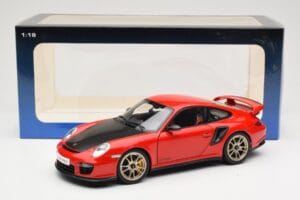Porsche 911 997 GT2 RS Rosso AUTOart 1:18 77964 Pressofusione — immagine 8 di 8
