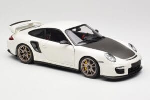 Porsche 911 997 GT2 RS Bianco Minichamps 1:18 100069400 Pressofusione — immagine 6 di 8