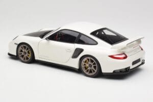 Porsche 911 997 GT2 RS Bianco Minichamps 1:18 100069400 Pressofusione — immagine 7 di 8