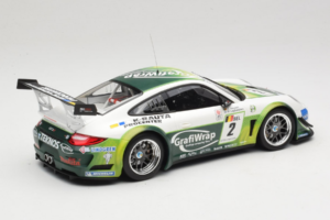 Porsche 911 997 GT3 R #2 Prospeed Competition B. Heylen / P. Lappalainen FIA GT3 2011 Minichamps 1:18 151118902 Pressofusione — immagine 2 di 6