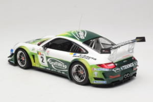 Porsche 911 997 GT3 R #2 Prospeed Competition B. Heylen / P. Lappalainen FIA GT3 2011 Minichamps 1:18 151118902 Pressofusione — immagine 5 di 6