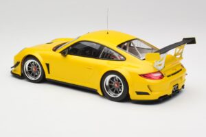 Porsche 911 997 GT3 R Street Racing Giallo Minichamps 1:18 151108902 Pressofusione — immagine 5 di 6