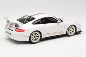 Porsche 911 997 GT3 RS 4.0 Bianco Bburago 1:18 18-11036 Pressofusione — immagine 3 di 8
