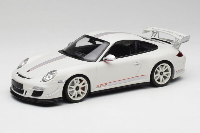 Porsche 911 997 GT3 RS 4.0 Bianco Minichamps 1:18 155062221 Pressofusione