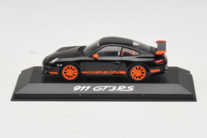 Porsche 911 997 GT3 RS Nero Arancione Minichamps 1:43 WAP02012817-R1 Pressofusione