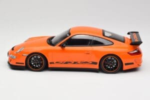 Porsche 911 997 GT3 RS Arancione Minichamps 1:18 155062122 Pressofusione — immagine 3 di 6
