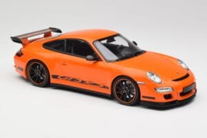 Porsche 911 997 GT3 RS Arancione Minichamps 1:18 155062122 Pressofusione — immagine 4 di 6