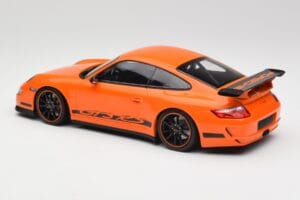 Porsche 911 997 GT3 RS Arancione Minichamps 1:18 155062122 Pressofusione — immagine 5 di 6