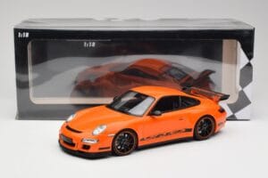 Porsche 911 997 GT3 RS Arancione Minichamps 1:18 155062122 Pressofusione — immagine 6 di 6