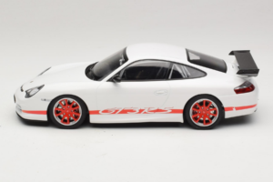 Porsche 911 996 GT3 RS Bianco Striscia Rossa Minichamps 1:18 155062020 Pressofusione — immagine 3 di 6