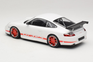 Porsche 911 996 GT3 RS Bianco Striscia Rossa Minichamps 1:18 155062020 Pressofusione — immagine 5 di 6