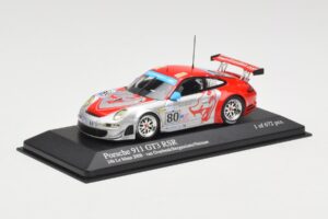 Porsche 911 997 GT3 RSR #80 Flying Lizard J. Van Overbeek / J. Bergmeister / S. Neiman 24 Hours of Le Mans 2008 Minichamps 1: — immagine 2 di 4