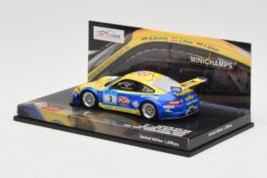 Porsche 911 997 GT3 RSR #3 24 Hours Nurburgring 2008 Minichamps 1:43 437087803 Pressofusione — immagine 3 di 4
