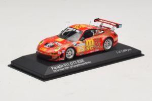 Porsche 911 997 GT3 RSR #75 O. Young / P. Hesnault 24 Hours of Le Mans 2009 Minichamps 1:43 400096975 Pressofusione — immagine 2 di 4