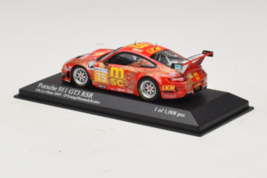 Porsche 911 997 GT3 RSR #75 O. Young / P. Hesnault 24 Hours of Le Mans 2009 Minichamps 1:43 400096975 Pressofusione — immagine 3 di 4