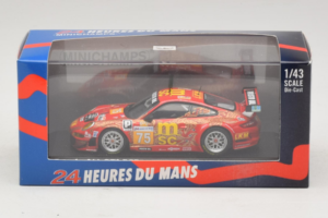Porsche 911 997 GT3 RSR #75 O. Young / P. Hesnault 24 Hours of Le Mans 2009 Minichamps 1:43 400096975 Pressofusione — immagine 4 di 4