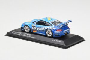 Porsche 911 997 GT3 RSR #77 Felbermayr-Proton Davidson / Henzler 24 Hours of Le Mans 2008 Minichamps 1:43 400087877 Pressofus — immagine 3 di 4