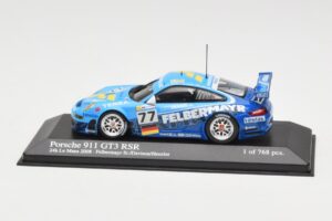 Porsche 911 997 GT3 RSR #77 Felbermayr-Proton Davidson / Henzler 24 Hours of Le Mans 2008 Minichamps 1:43 400087877 Pressofus