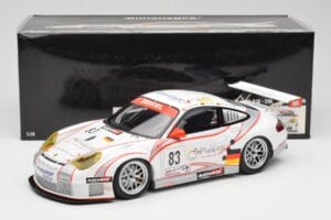 Porsche 911 997 GT3 RSR #83 Team Seikel L. Nielsen / M. Ehret / D. Farnbacher 24 Hours of Le Mans 2006 Minichamps 1:18 100066 — immagine 8 di 8