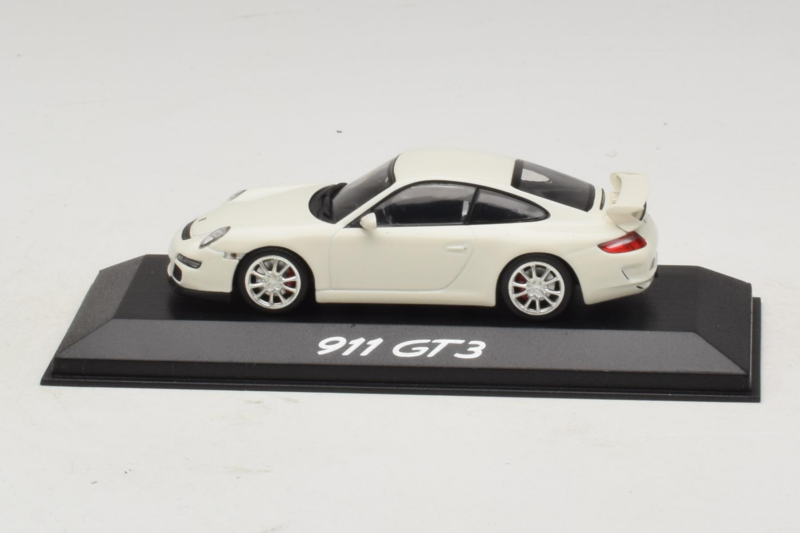 Porsche 911 997 GT3 Bianco Minichamps 1:43 WAP02012016 Pressofusione